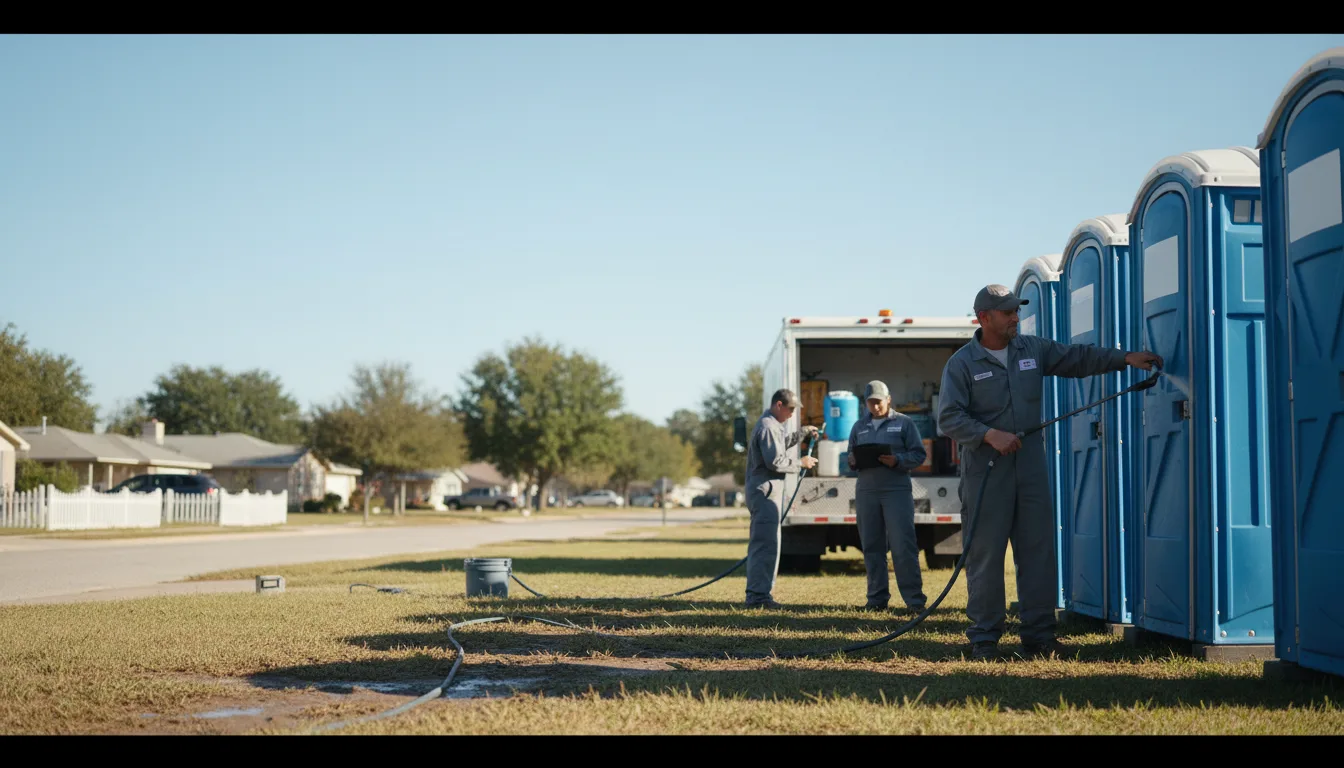 Long-Term Portable Toilet Rental in Deerfield, MI near me